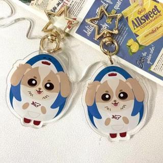 Thai CP Emibonnie Jossgawin Juniormark Cosplay Keychain Unisex Kawaii Acrylic Pendant Keyring Key Chain Bag Ac