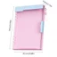 Hộp đựng tài liệu YOI Clear ABS có kẹp và dây buộc Hộp sắp xếp tập tin hai lớp để sử dụng văn phòng, trường học và du lịch