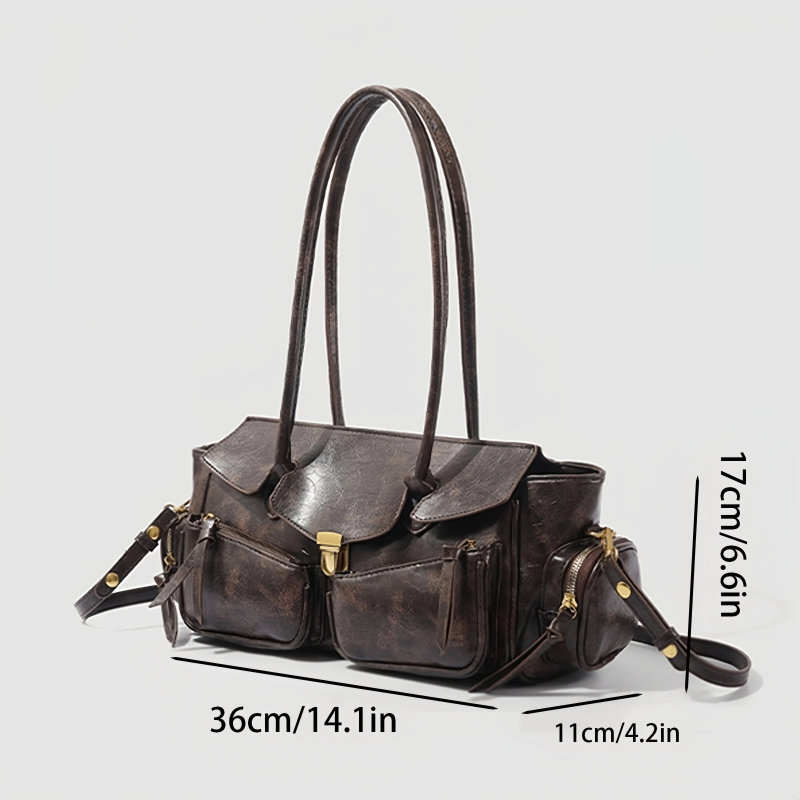 ANCO Hot Girl Xe Máy Túi Xách Retro Cao Cấp Cảm Giác 2026 Phong Cách Mới Có Thể Một Vai Nách Thời Trang Phù Hợp Với