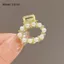 Kẹp Tóc Mini Retro Hợp Kim, Họa Tiết Kim Cương Giả