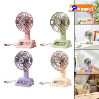 Quạt Để Bàn Nhỏ Sạc Thiết Thực Xoay Nhẹ Di Động Quạt Bàn Mini Cho Nhà Bếp Ký Túc Xá Ngoài Trời Trong Nhà Phòng Ngủ