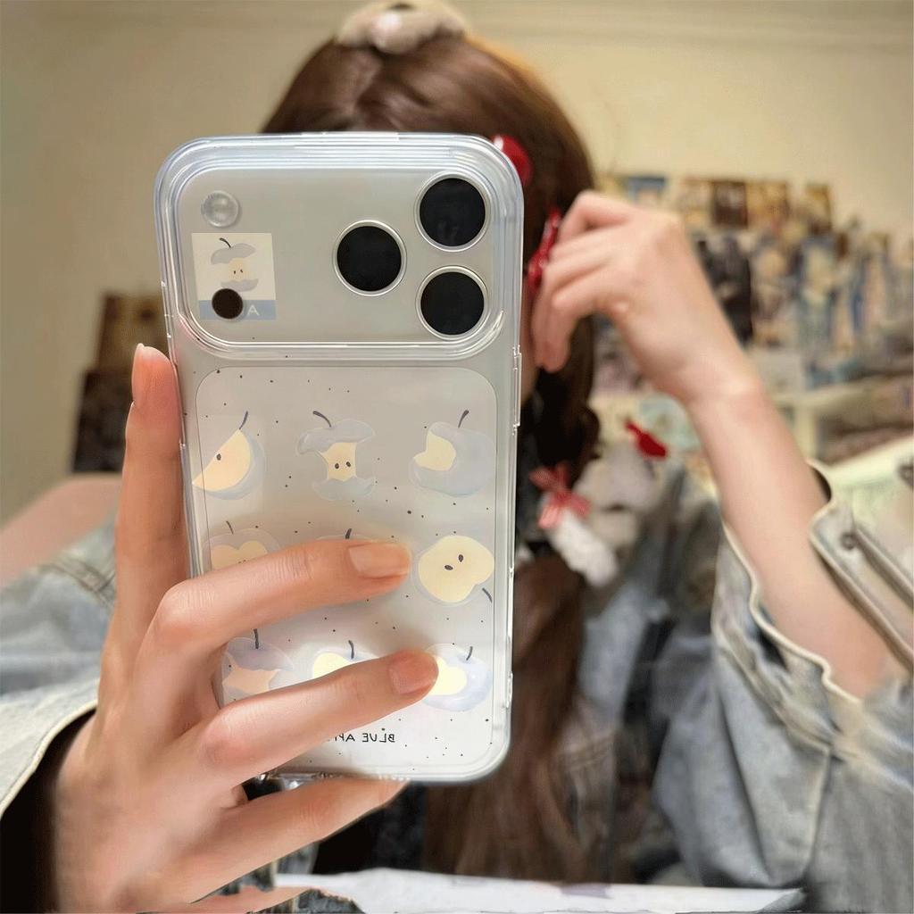 Màu xanh IPhone Array cho 16 trường hợp iPhone 17Air Space Case 14 13 11Pro