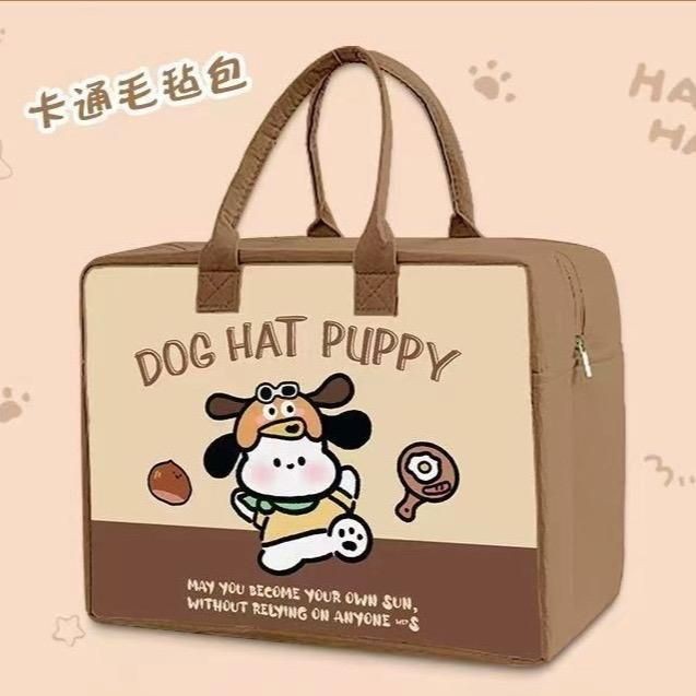 Túi Nỉ Vải Dệt Đựng Đồ Đa Năng Kích Thước 40x30x20cm - Túi Du Lịch , Đeo Vai Hoạt Hình - Đeo Vai