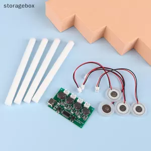Máy tạo độ ẩm Mini DC5V Type-C Bộ dụng cụ DIY Máy tạo sương mù Bảng mạch trình điều khiển 4 Tấm phim phun sương Mô-đun dao động đẹp