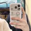 Cảm giác không khí Người tuyết nhỏ cho 16 trường hợp iPhone 17Air Lớp kép 14 13 11Pro