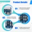-M28W ATX Power Board Bộ chuyển đổi nguồn cung cấp máy tính Mô-đun 24Pin 5A Giao diện USB cho máy tính để bàn PC có vỏ