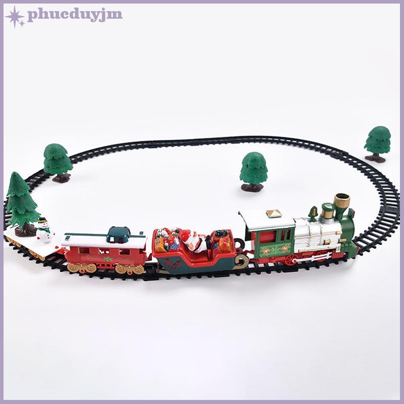 Phu điện giáng sinh TRAIN SET với âm thanh và ánh sáng VN
