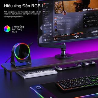 Loa Bluetooth 5 Trong 1 Đế Điện Thoại Từ Tạo RGB Âm Thanh Vòm Xung Quanh Di Động Ngoài Trời