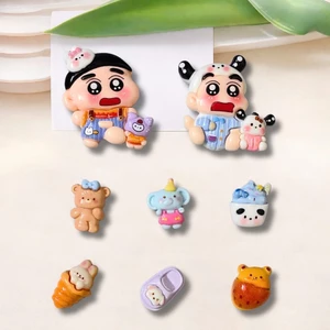 Set charm Shin ôm thú bông -8 - Set charm new siêu hot hit, có bìa charm xịn