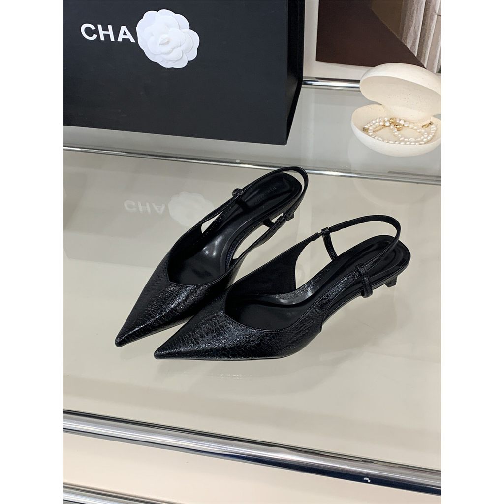 Dép KD Dây đeo lưng nữ Giày sandal khí chất cao gót phù hợp