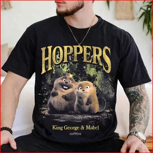Áo thun cổ lọ bông dày Retro King George & Mabel Forest - Size từ 110cm đến 6XL