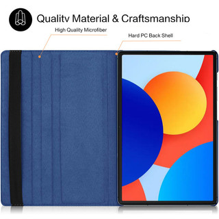 Dành Cho Xiaomi Redmi Pad Se 8.7 Inch 2024 Ốp Lưng Máy Tính Bảng 360 Xoay Da Cho Redmi Pad Se 4G 8.7 "Có Chân Đế Lật