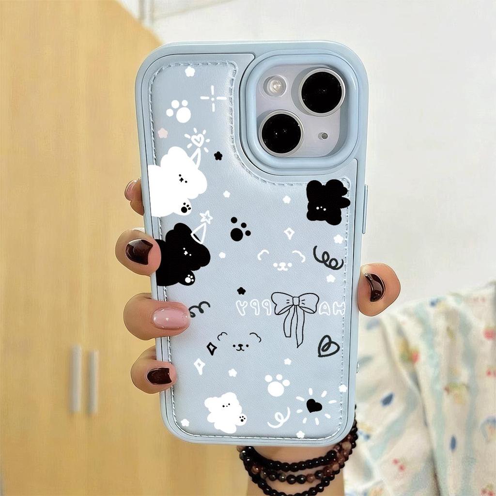 Mẫu nơ màu mực phù hợp với vỏ điện thoại iPhone 17 Air, cảm giác da 14/13/11 Pro