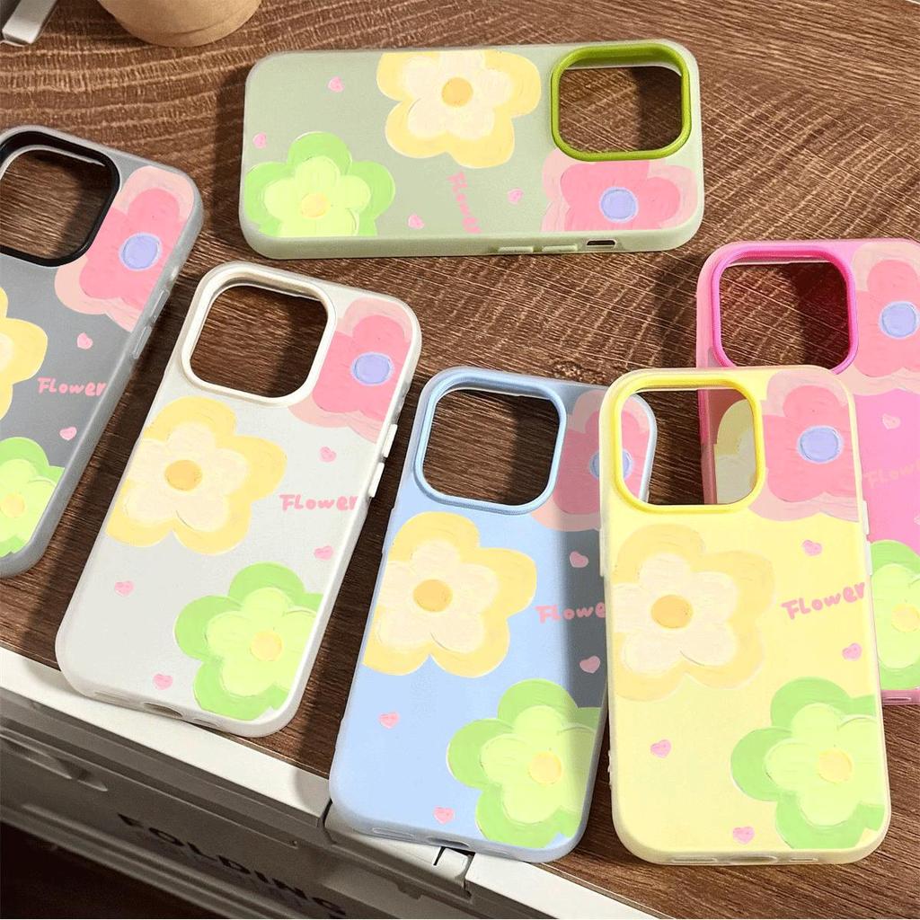 Mác áo hoa hoa phù hợp với 16 vỏ điện thoại iPhone 17 Air, hai trong một, 14/13/11 Pro