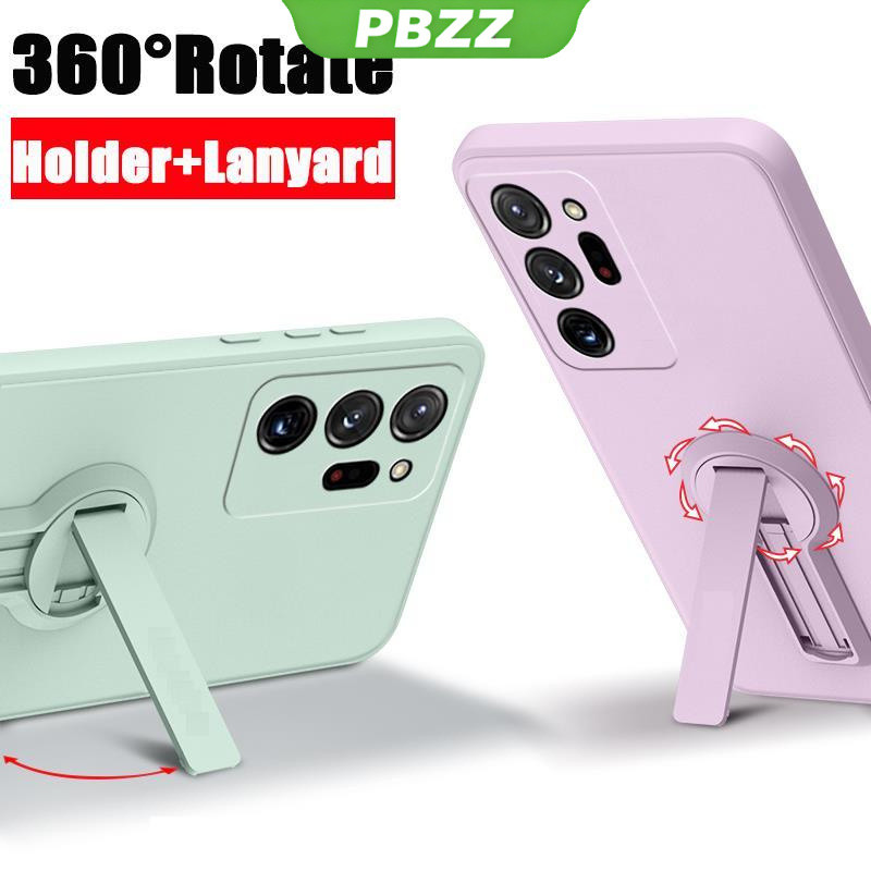 ốp lưng Ốp điện thoại Samsung Note 20 Ultra Samsung Note 20 Ốp mềm Ốp chống sốc mịn bảo vệ silicon lỏng thiết kế mới 360 ° với giá đỡ ytxzzj01 đẹp viền vuông cute