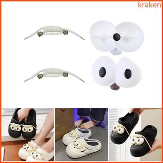 KRA 1 Bộ 1 Cặp Khóa Giày Mặt Dây Chuyền Thời Trang, Phụ Kiện Tăng Cường Cho Giày Thể Thao Gót Chân