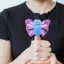 THEGIRL8B Con Rối Ngón Tay Động Vật, Nhập Vai Hoạt Hình Côn Trùng Series Con Rối, Kể Chuyện 9cm Kể Chuyện Giáo Dục Bướm Ong Con Rối Giảng Dạy Chương Trình