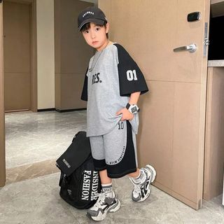 Bộ đồ cho bé trai - áo thun tay ngắn + quần short thể thao phong cách năng động dễ mặc mùa hè