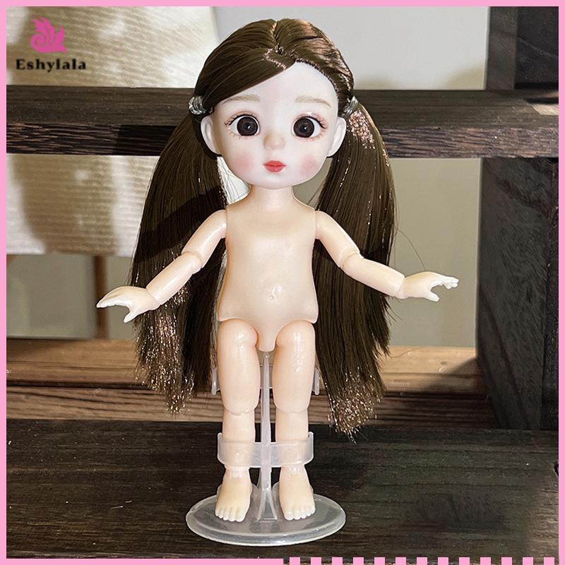 Búp bê BJD 1 / 8 dễ thương Eshylala 16cm với 13 khớp di chuyển và nhiều biểu cảm [MỚI]