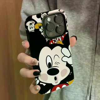 Ốp điện thoại 2 trong 1 Blink Mickey Mouse Apple 17 / 16 iPhone 15 Pro Max Phim mới 14 / 13 Sáng tạo 12 / 11 Pro Max 7 / 8 Plus Vỏ điện thoại bóng hai lớp