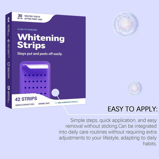 DR.DENT Purple Teeth Whitening Strips 42 Count