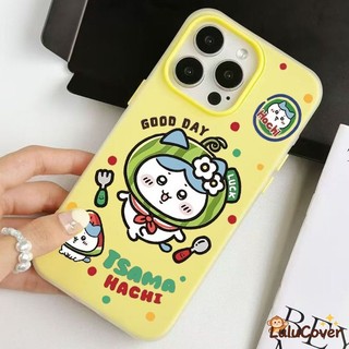 Chiikawa Hachiware Mũ Dưa Hấu 2 Trong 1 Dành Cho Tecno Spark 50 40 Pro Plus 40C 30 Pro 30C 20 Pro Plus 20C 10 10C 9 8C 5 Pro Vỏ Đựng Thẻ Vỏ Hoạt Hình Nhiều Màu Dễ Thương