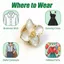 Khuy măng sét hoa tráng men SMILE, Vỏ nút men DIY, Khuy măng sét không may Phụ kiện may vá Hoa Bling Cuff Liên kết Trang phục trang trọng