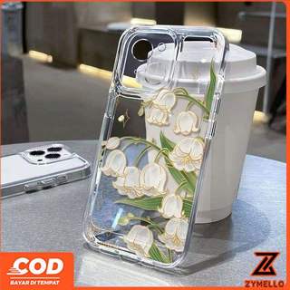 Thích hợp cho OPPO Reno15F Reno15 PRO Reno14F Reno 13F Reno12 F Reno 11F Reno10 Reno8Z Reno7Z Reno8T Reno5 Reno4 Reno6z Vỏ điện thoại TPU chống sốc hình chuông trắng đẹp