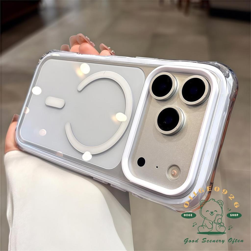 【 Ốp lưng iPhone17 】 Túi bốn góc chống rơi màu vỏ từ tính Vỏ điện thoại iphone17 Pro Max 16 cho vỏ iPhone Vỏ mềm silicon TPU chống sốc