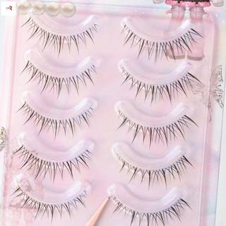 Lông mi giả Fluffy C-Curl tự nhiên - Dây đeo trong suốt để chụp ảnh hàng ngày
