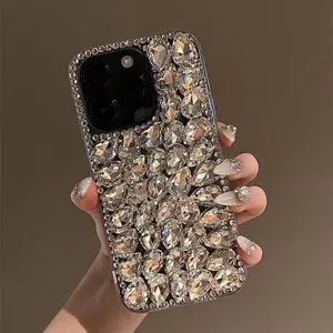 Mới CHO HONOR Magic8 Ốp Điện Thoại Sang Trọng Full Diamond Magic8Pro Ốp Silicon Cao Cấp Bao Gồm Tất Cả Vỏ Mềm Nữ