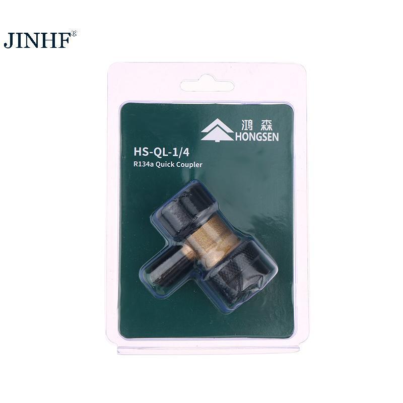JINHF R134A Fluorated Qui Connector Adapter Tự Động AC Cao / Thấp Chất Làm Lạnh Chuyển Đổi Phụ Kiện HOT