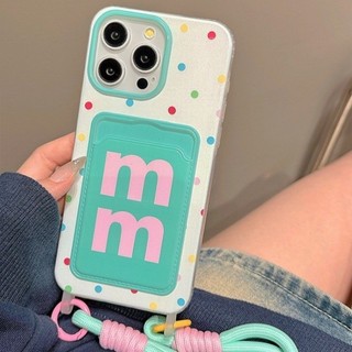 DànhCho IPhone 17 16 15 14 13 12 11 ProMax XR XS Max 7 8 Plus Phim hoạt hình dễ thương M Bean Puzzle Case