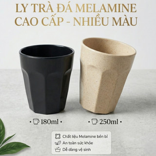 [Kho Sỉ] Ly trà đá nhựa Melamine kích thước Ø7 x 7.5cm 180ml, có 4 màu - Phương Trang