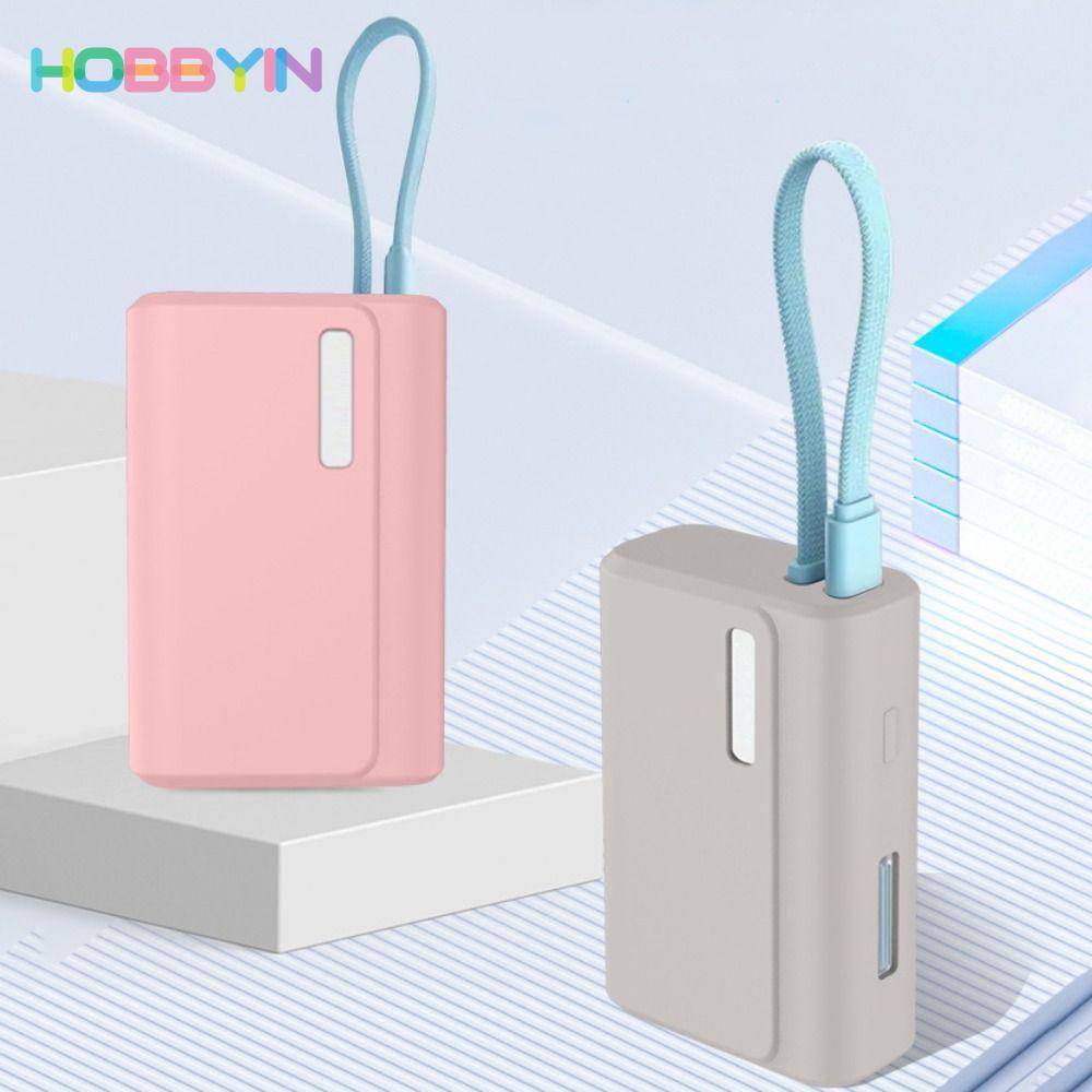 Bảo vệ bộ sạc di động HOBBYIN, Hộp đựng chống sốc bằng silicon, Chống rơi mềm có dây buộc Vỏ bảo vệ toàn diện cho CUKTECH CP13 10000mAh ngoài trời