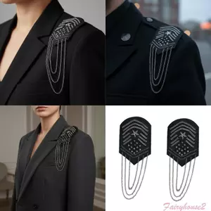 Đồng phục epaulette với hạt kim loại - Phù hợp biểu diễn sân khấu