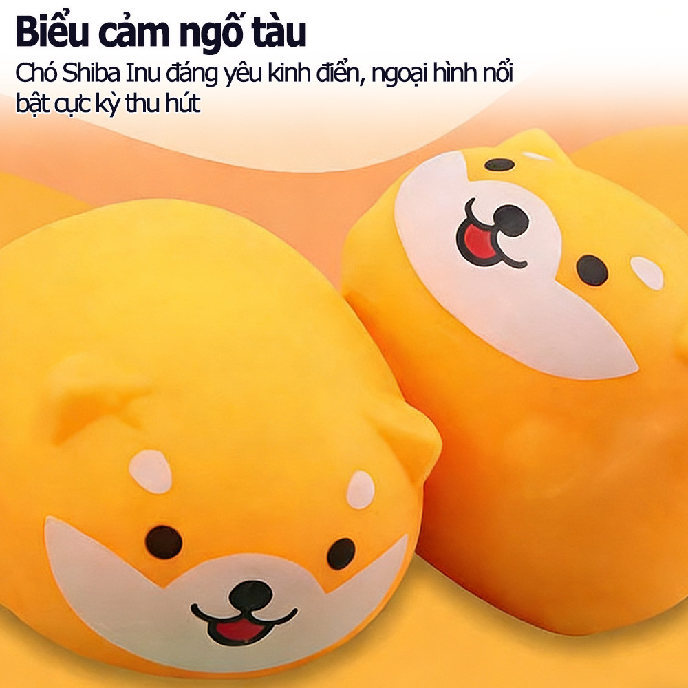 Đồ chơi giảm căng thẳng cho trẻ em và người lớn, đồ chơi Shiba Inu giảm stress, đồ chơi bóp mềm chống lo âu.