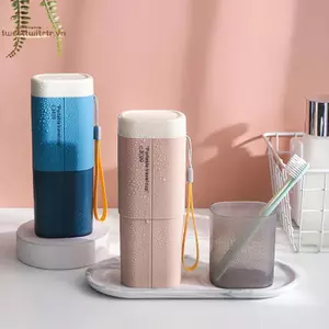 TRTR Du Lịch Bàn Chải Đánh Răng Đựng Kem Đánh Răng Hộp Bảo Quản Di Động Bàn Chải Đánh Răng Hộp Đựng Dành Cho Du Lịch Ngoài Trời Phụ Kiện Phòng Tắm VN