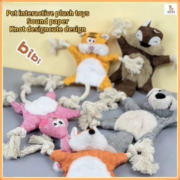 Hàng cho thú cưng / Đồ chơi nhồi bông / Đồ chơi hình rái và cáo với bông chống nhét và giấy phát âm cho tiếng kêu của BB, đồ chơi cho mèo và chó / Đồ chơi nhai cho thú cưng / Đồ chơi tương tác cho thú