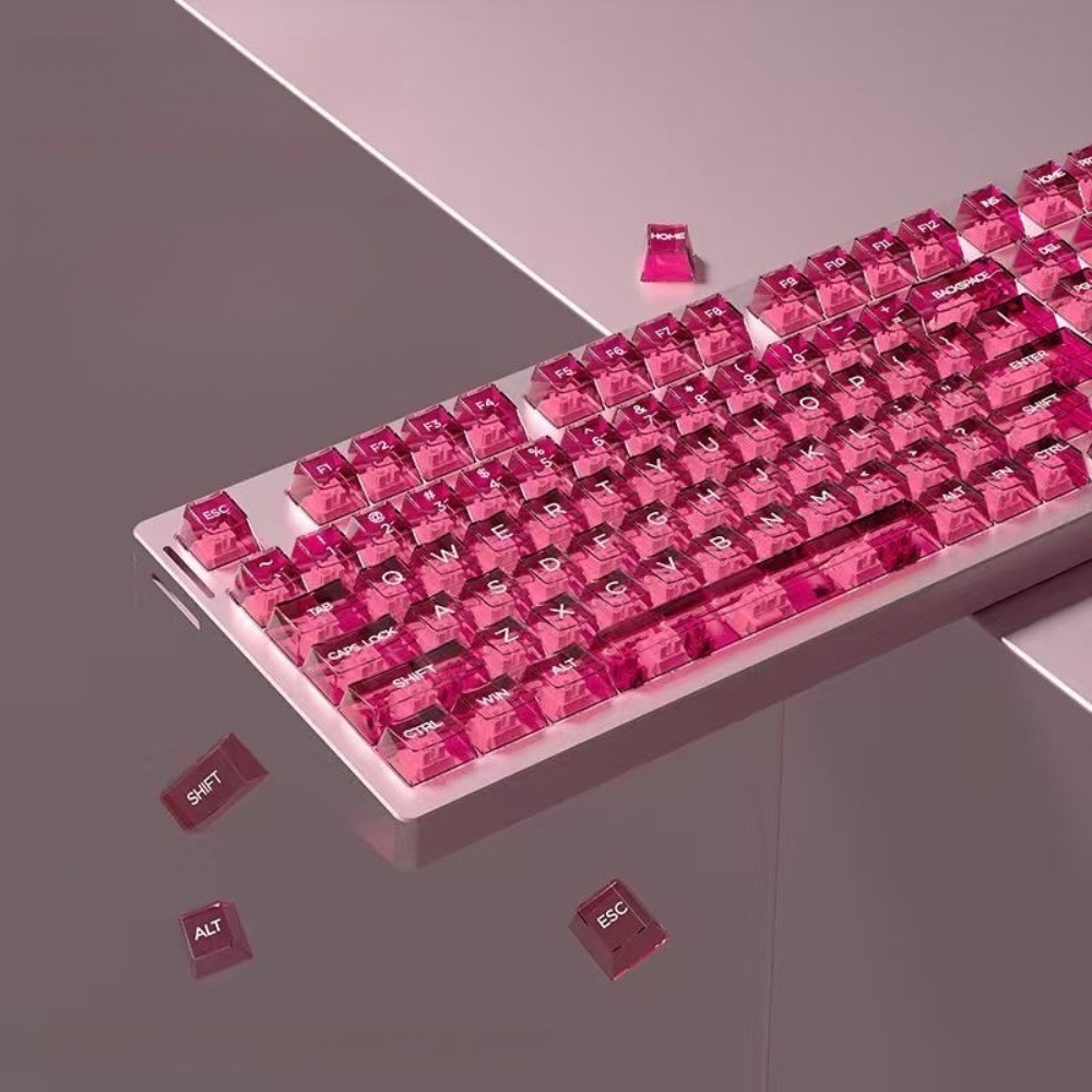 Keycaps Trong Suốt 130 Phím MDA Profile PC Wooting Aula F75 RK100 ...