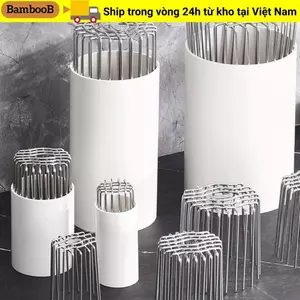Ống thoát nước sàn trên mái BAMBOOB, Vỏ thoát nước ban công bằng thép không gỉ tròn, Hữu ích Chống chặn dịch chuyển lớn trên nóc ống mưa Nắp ống thoát nước Lắp ống nước