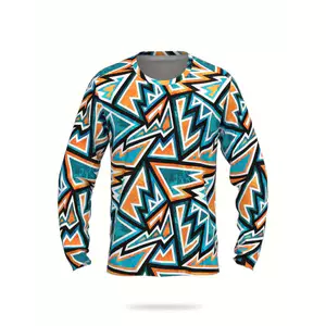 Áo thun dài tay Motocross & leo núi 3D | Áo câu cá cắm trại cưỡi ngựa ngoài trời dành cho nam