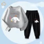 Cinnamoroll Trẻ Em Áo Bộ Quần Dễ Thương Phong Cách Hoạt Hình Nhẹ Trang Phục Mặc Hàng Ngày