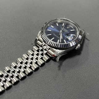 Dây đeo 21mm cho Rolex Datejust 41mm 126334 Vòng đeo tay đồng hồ Jubilee bằng thép bạc