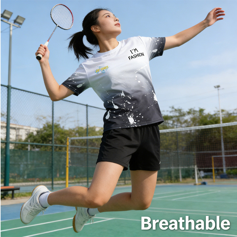 Áo Gradient YONEX Thời Trang Cho Tennis Và Chạy Bộ, Thiết Kế Trẻ Trung