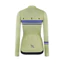 QLS001B - Áo Đạp Xe Nữ UKE Pastel Yellow – Vải Ý Cao Cấp, Thoáng Khí, Ôm Form Mềm Mại