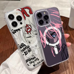 Cho iPhone 17 Pro Max / 16 Pro Max 15 14 / 13 / 12 Bocchi the Rock Cứng Trong Suốt Từ Tính CaseiPhone 11 Xs Max 7 / 8 SE / Vỏ iPhone Chống Sốc