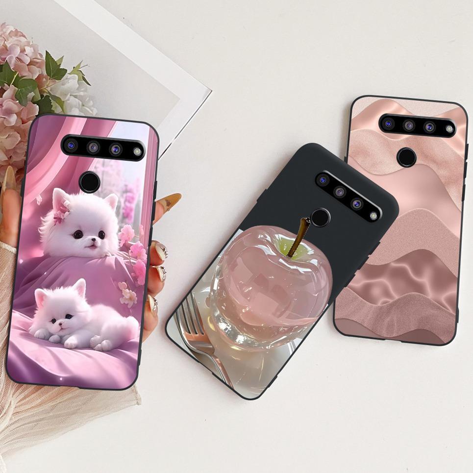 Dành Cho LG V50s ThinQ / LG V50 ThinQ 5G LM-V500 Ốp Điện Thoại Rồng Trung Quốc Mèo Dễ Thương Họa Tiết Hoạt Hình Vỏ Silicon Mềm