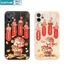 Ốp Điện Thoại Ibumipers Thanh Lịch Thần Tài Phước Lành Silicone Mềm Cao Cấp Chống Sốc Vỏ Cho iPhone 11 12 13 14 15 16 17 Pro Max IP 7 8 Plus Iphon X XS XR Xs max