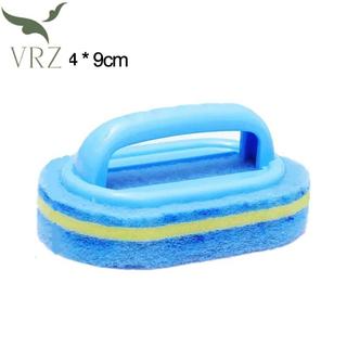 Bfvn Bàn chải làm sạch có tay cầm, xốp lau nhà bếp/phòng tắm, tẩy vết bẩn gạch bồn tắm HOT